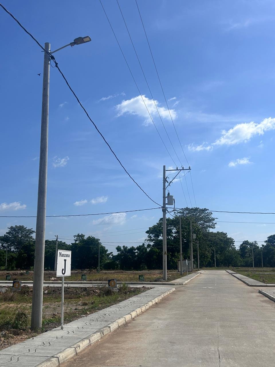 Energía, agua potable, alcantarillado y alumbrado público garantizados